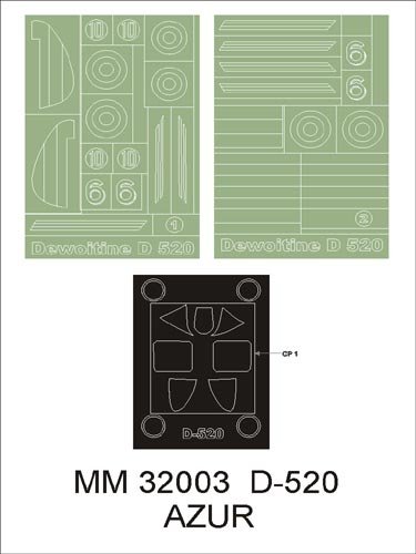 Montex MM32003 D-520 Azur 1/32