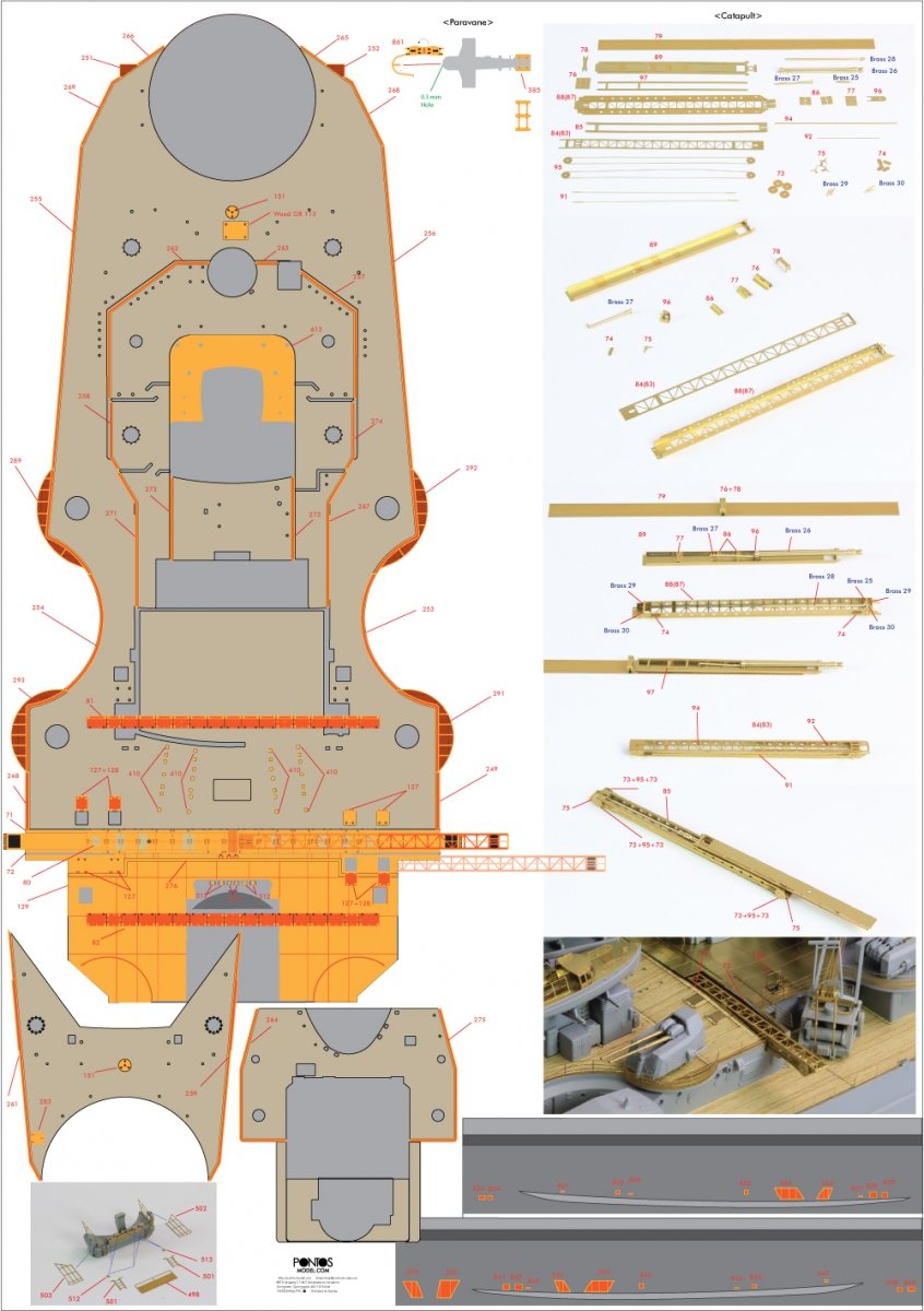 Pontos 27001F1 BISMARCK 1941 Detail Up Set Advanced 1/200 – imagen 28
