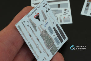 Quinta Studio QD32022 MiG-29SMT 3D-Printed &amp;amp; coloured Interior on decal paper (for Trumpeter kit) 1/32 – imagen 2