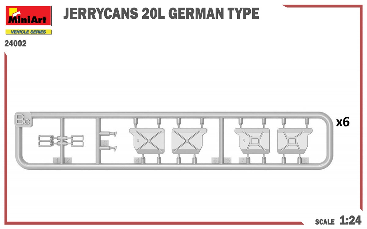 MiniArt 24002 JERRYCANS 20L GERMAN TYPE 1/24 – image 3