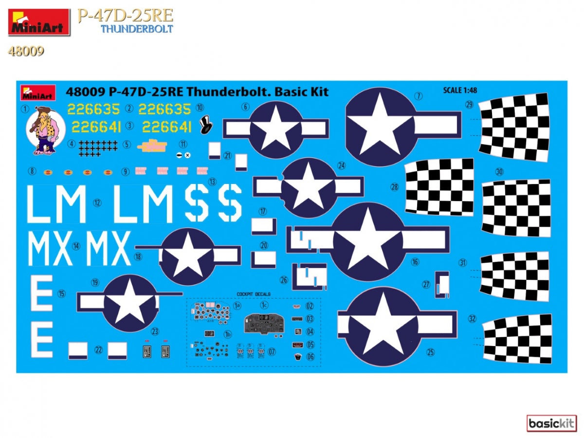 MiniArt 48009 P-47D-25RE THUNDERBOLT. KIT DE BASE 1/48  – image 2