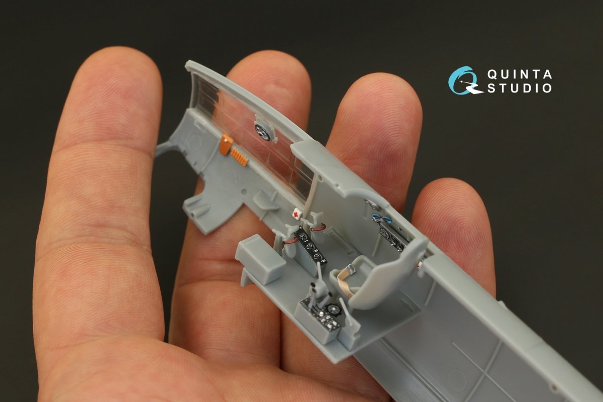 Quinta Studio QD48100 IL-4 3D-Printed &amp;amp; coloured Interior on decal paper (for Xuntong kit) 1/48 – immagine 11