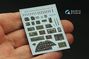 Quinta Studio QD35127 Nakajima B5N2 Kate 3D-Printed coloured Interior on decal paper (Border Model) 1/35 – imagen 4