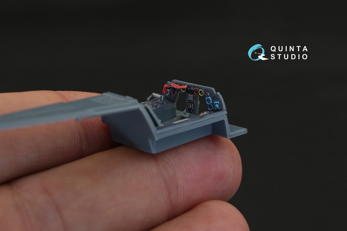 Quinta Studio QD48139 FW 190D-9 3D-Printed &amp;amp; coloured Interior on decal paper (for Eduard kit) 1/48 – imagen 2