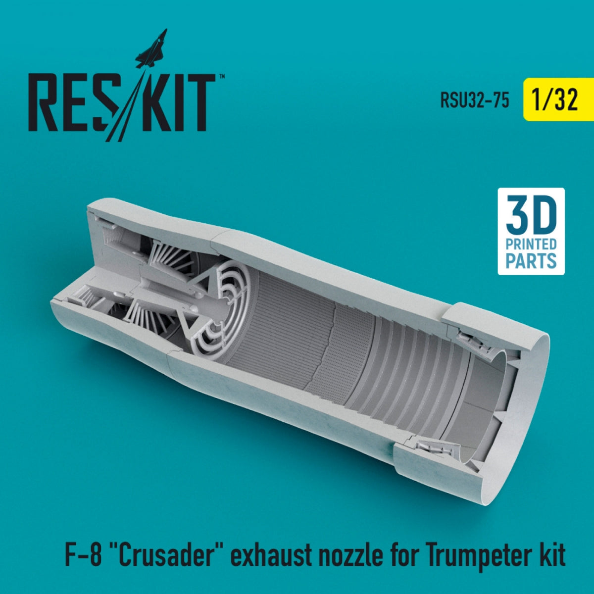 RESKIT RSU32-0075 F-8 « CRUSADER » TUYAU D&amp;#39;ÉCHAPPEMENT POUR MAQUETTETER 1/32 – image 2