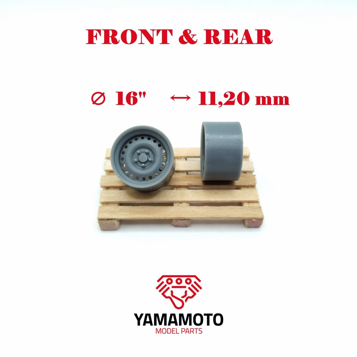 Yamamoto YMPRIM11 Wide Steelies / Szeroka Stal 16&amp;quot; 1/24 – Bild 2