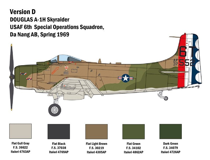 Italeri 2788 Douglas A-1H Skyraider 1/48 – immagine 5