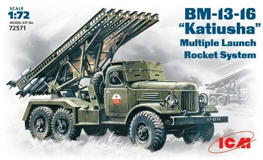 ICM 72571 BM-13-16 Katiusha Système de lance-roquettes multiple soviétique (1/72)