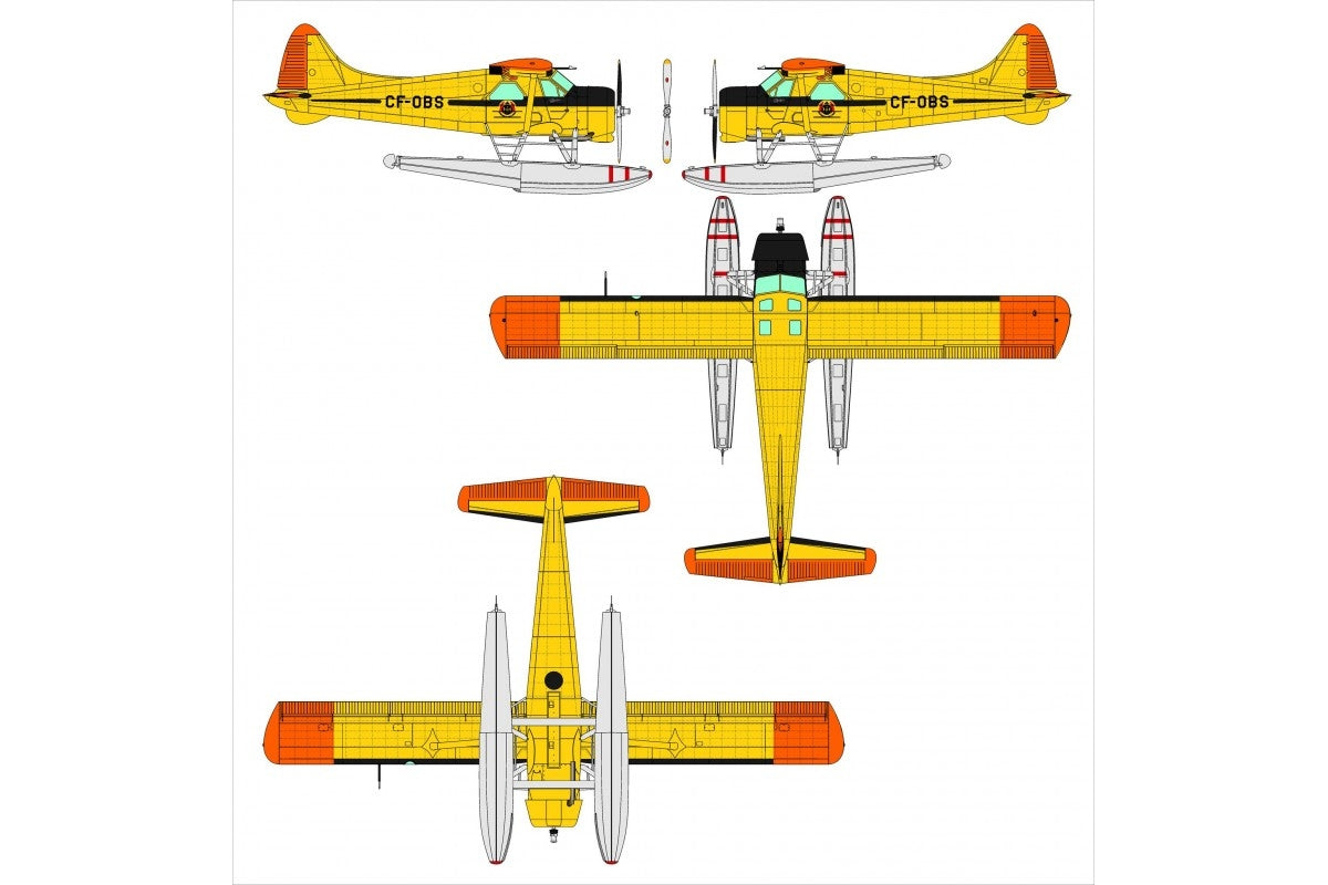 Dora Wings 48060 DHC-2 Beaver Floatplane 1/48 – imagen 3