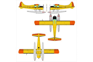 Dora Wings 48060 DHC-2 Beaver Floatplane 1/48 – imagen 3