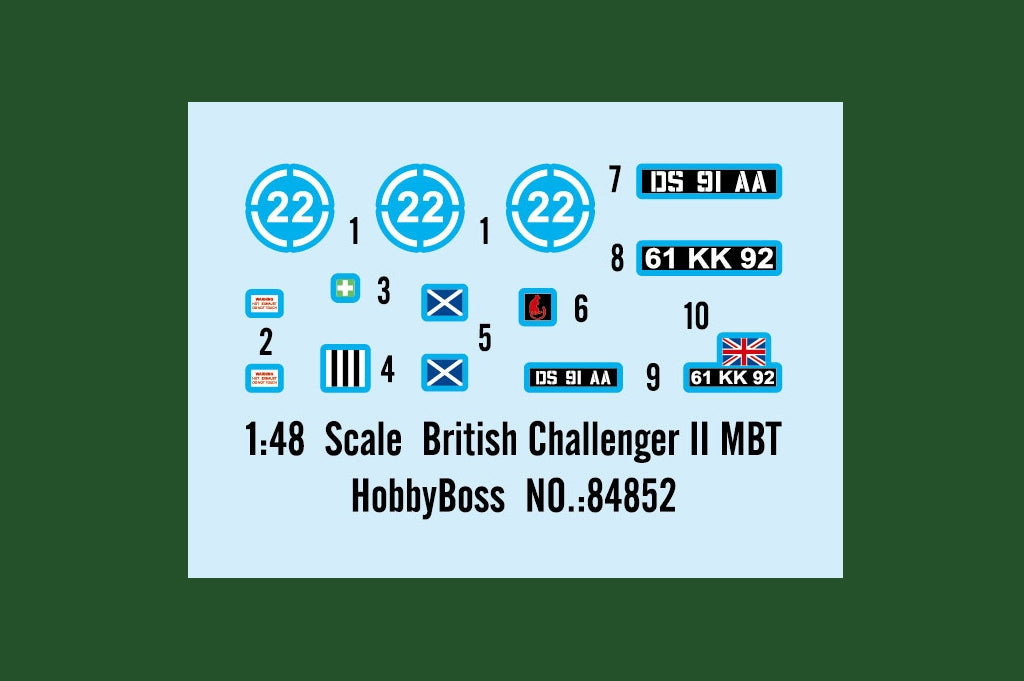 Hobby Boss 84852 Challenger II British MBT 1/48 – imagen 4