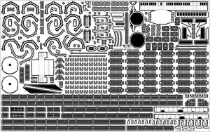 Pontos 35024FB USS BB-35 Texas 1945 Detail up set (20B Deck Blue Decl) 1/350 – immagine 14