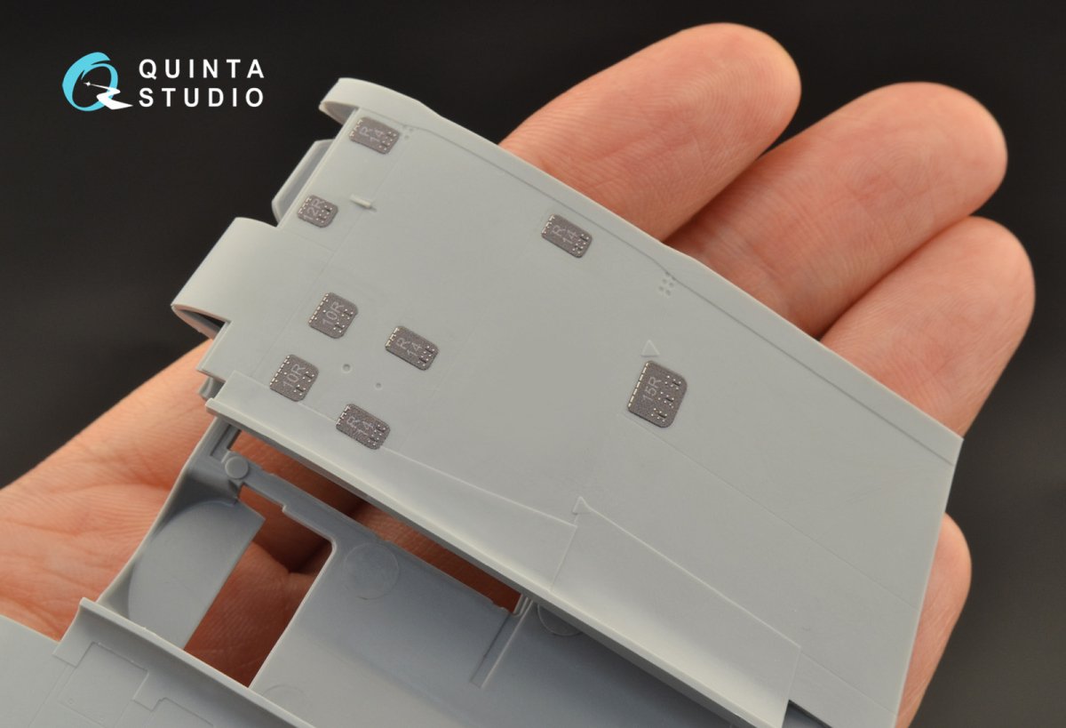 Quinta Studio QP48005 IL-2 (single seater) lights, hatches and panels (Zvezda) 1/48 – imagen 3