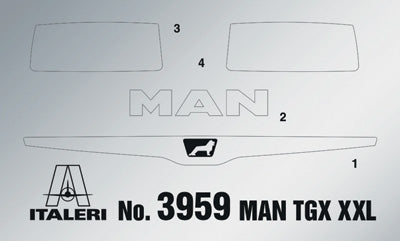 Italeri 3959 MAN TGX 18.500 XXL Lion Pro Edition 1/72 – imagen 15