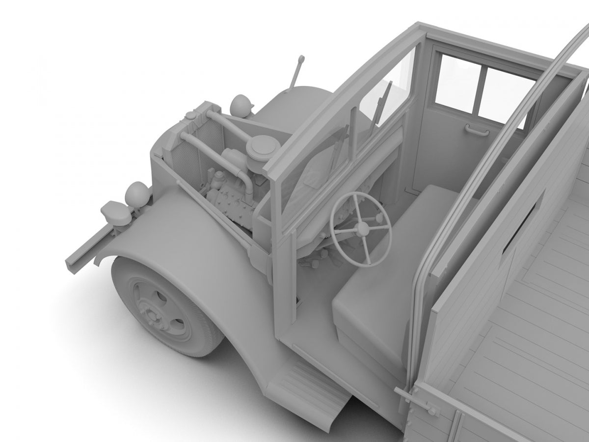 ICM 35410 V3000S/SSM Maultier &amp;#39;Einheitsfahrerhaus&amp;#39;, WWII German Truck 1/35 – imagen 5