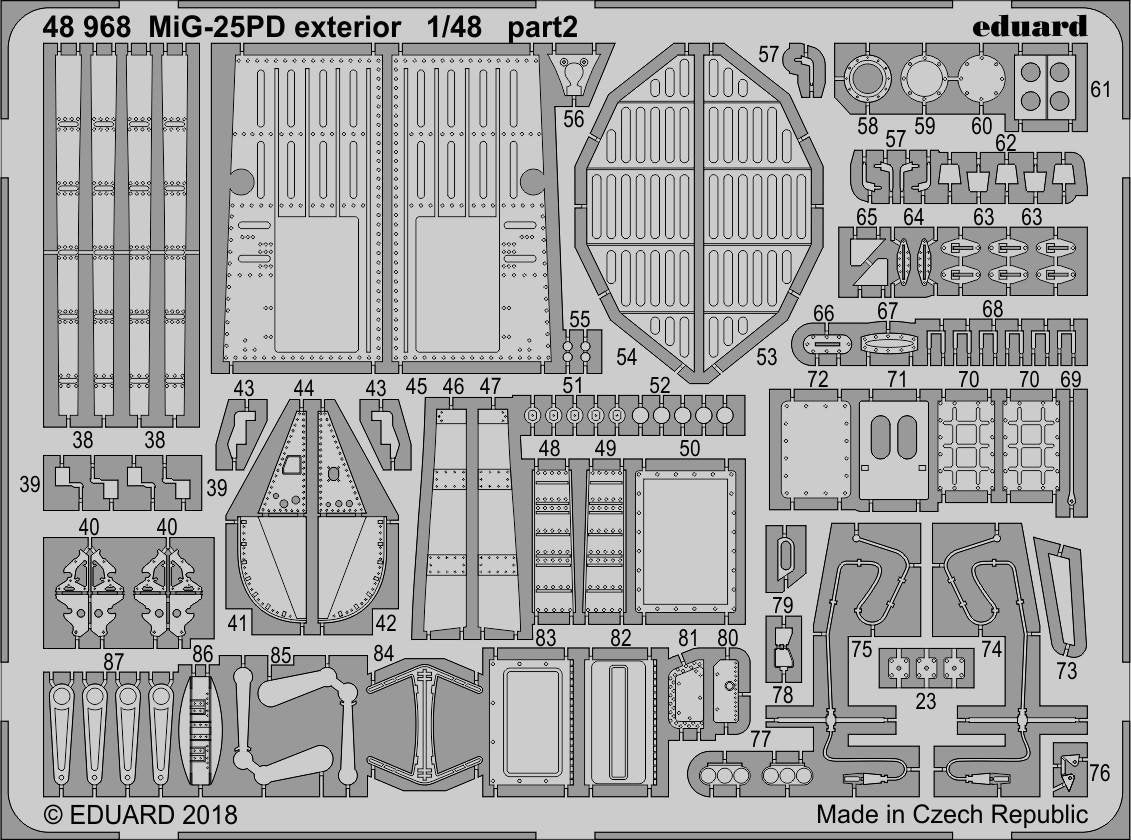 Eduard BIG49206 MiG-25PD 1/48 ICM – zdjęcie 5