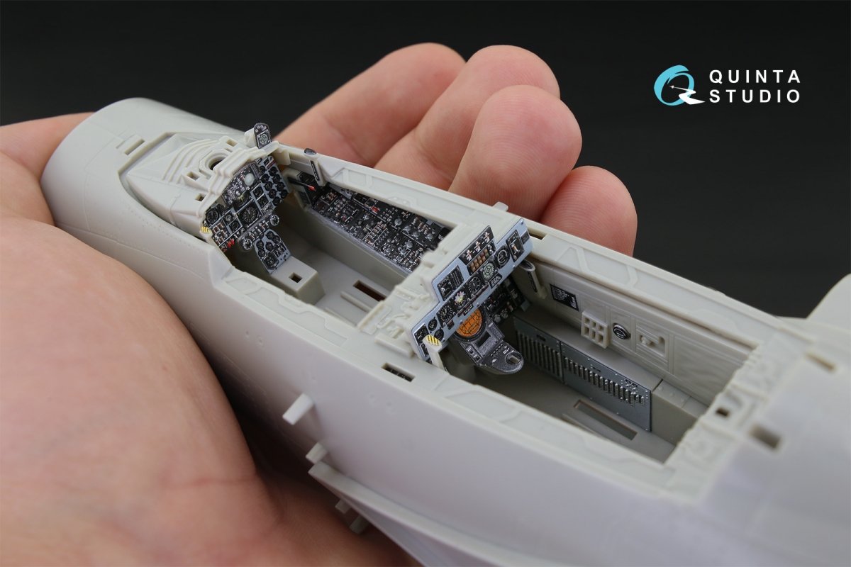 Quinta Studio QD32037 F-4J 3D-Printed &amp;amp; coloured Interior on decal paper (for Tamiya kit) 1/32 – zdjęcie 6
