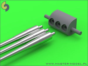 Master SM-350-074 USS Indianapolis CA-35 (1945) armament - 8in (9pcs), 5in (8pcs) barrels with resin trunnion - fits Trumpeter model – imagen 3