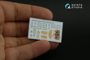 Quinta Studio QD48276 Sopwith Camel F.1 3D-Printed &amp;amp; coloured Interior on decal paper (Eduard) 1/48 – immagine 2