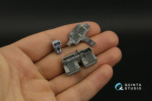 Quinta Studio QD+35106 AH-64D 3D-Printed &amp;amp; coloured Interior on decal paper (Takom) (with 3D-printed resin parts) 1/35 – immagine 3