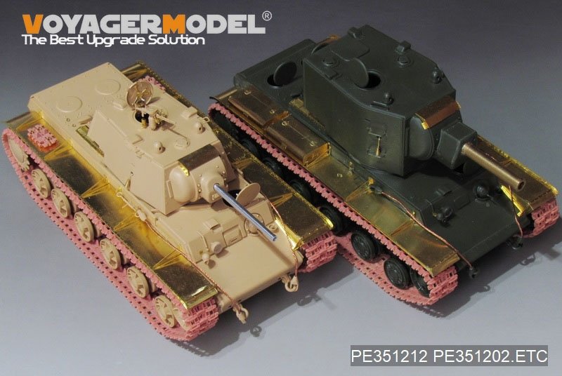 Voyager Model PE351202 WWII Russian KV-2 Basic (B ver include Gun Barrel) (For TAMIYA 35375) 1/35 – Bild 8