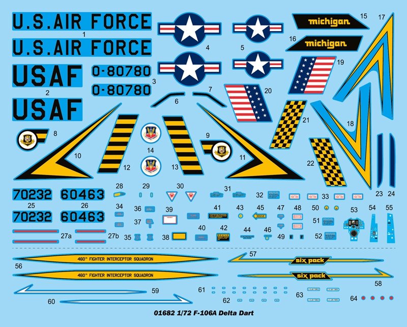Trumpeter 01682 US F-106A Delta Dart 1/72 – Bild 3