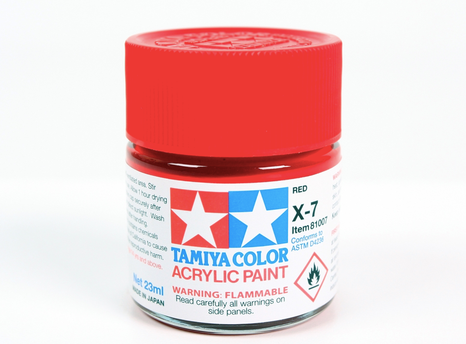 Tamiya 81007 Acrylic X-7 Red 23ml – image 2