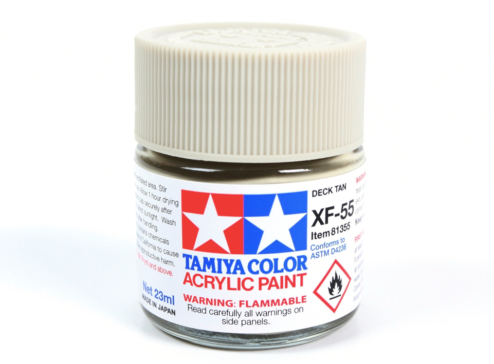 Tamiya 81355 Acryl XF-55 Deck Tan 23ml – Bild 2
