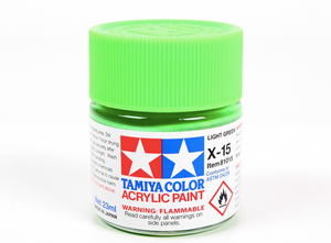 Tamiya 81015 Acryl X-15 Light Green 23ml – Bild 2