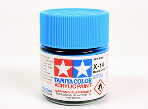 Tamiya 81014 Acryl X-14 Sky Blue 23ml – Bild 2