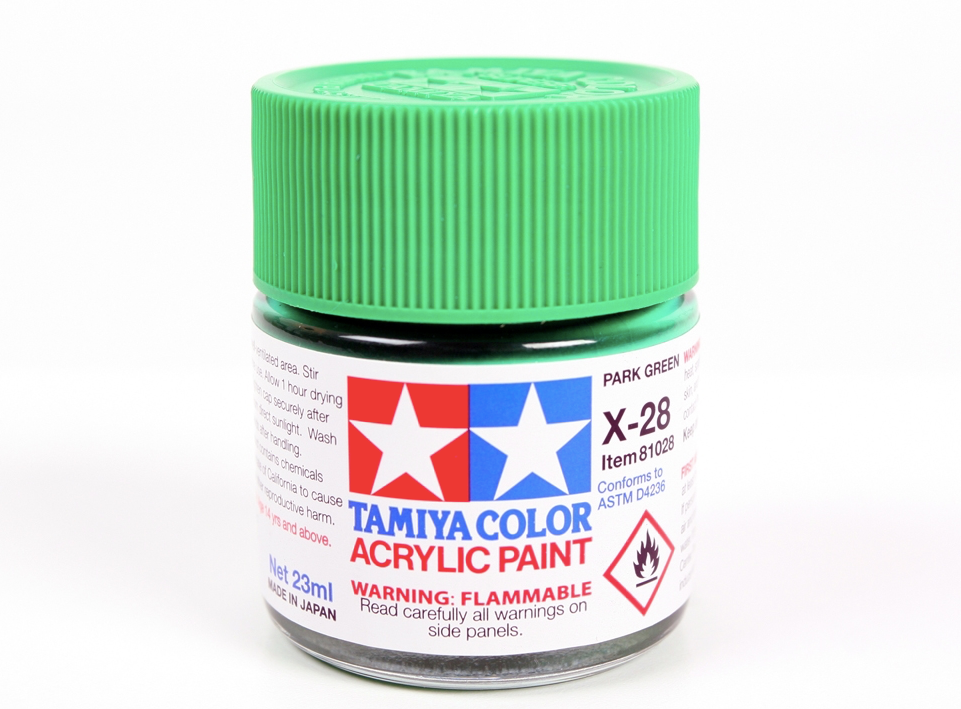 Tamiya 81028 Acryl X-28 Park Green 23ml – immagine 2