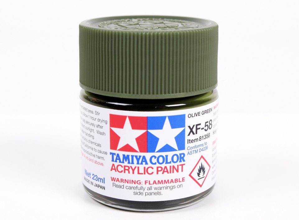 Tamiya 81358 Acryl XF-58 Olive Green 23ml – imagen 2