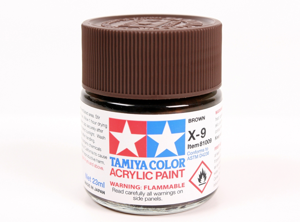 Tamiya 81009 Acryl X-9 Brown 23ml – imagen 2
