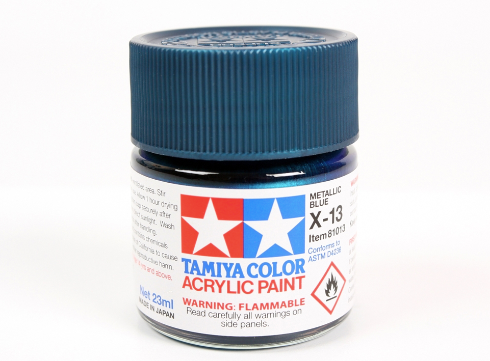 Tamiya 81013 Acryl X-13 Metalic Blue 23ml – imagen 2
