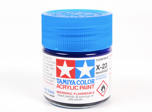 Tamiya 81023 Acryl X-23 Clear Blue 23ml – imagen 3