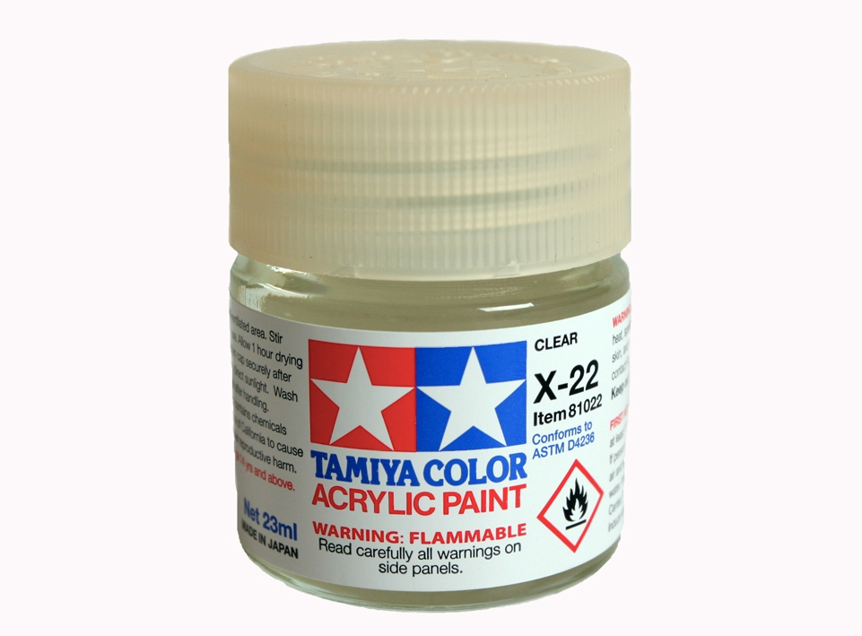 Tamiya 81022 Acrylic X-22 Clear 23ml – image 2