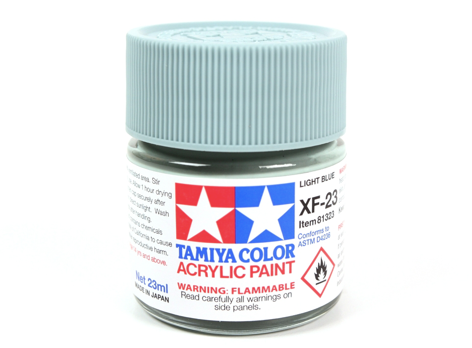 Tamiya 81323 Acrylique XF-23 Bleu clair 23 ml – image 2