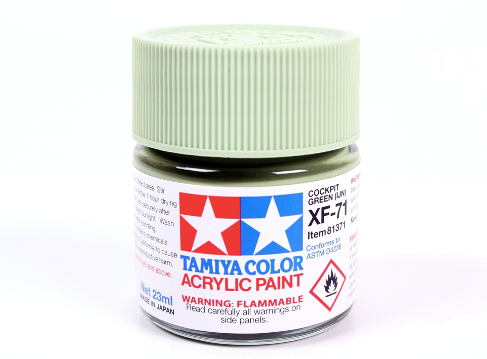 Tamiya 81371 Acryl XF-71 Cockpit Green (IJN) 23ml – immagine 3