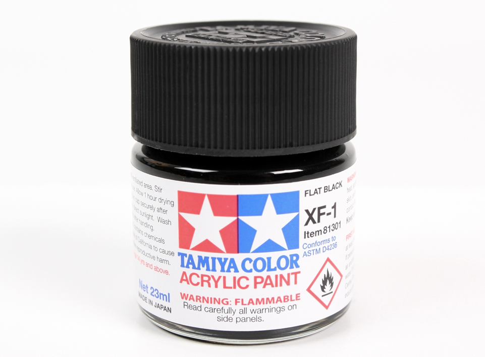 Tamiya 81301 Acryl XF-1 Flat Black 23ml – image 3