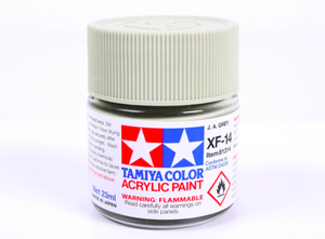 Tamiya 81314 Acryl XF-14 J.A. Grey 23ml – immagine 2