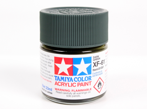 Tamiya 81361 Acryl XF-61 Vert foncé 23 ml – image 2