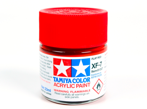 Tamiya 81307 Acryl XF-7 Flat Red 23ml – imagen 2