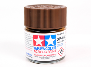 Tamiya 81364 Acrylique XF-64 Rouge Brun 23 ml – image 2