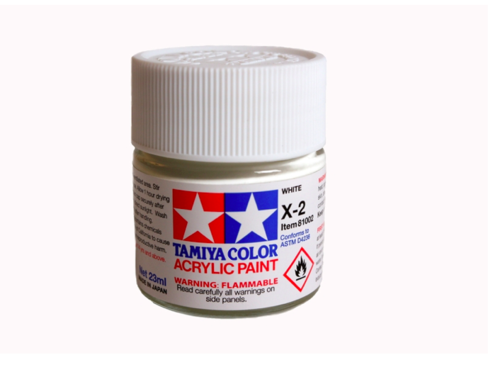 Tamiya 81002 Acryl X-2 White 23ml – immagine 2