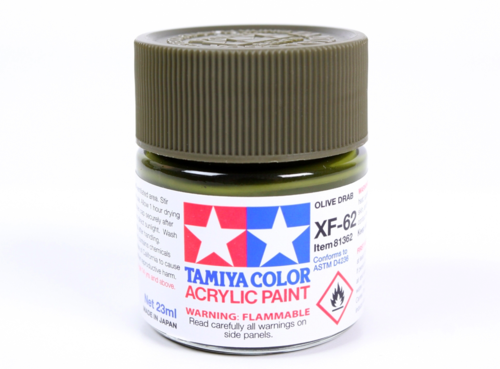 Tamiya 81362 Acryl XF-62 Olive Drab 23ml – immagine 2