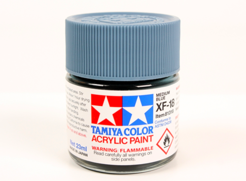 Tamiya 81318 Acryl XF-18 Medium Blue 23ml – Bild 2