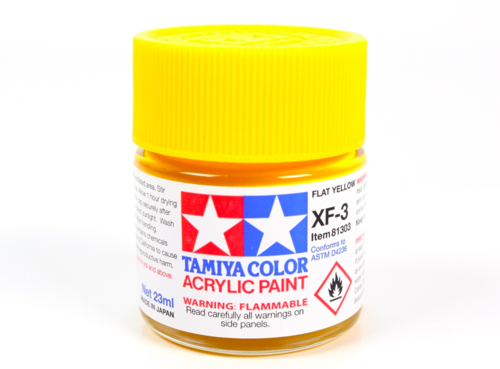 Tamiya 81303 Acrylic XF-3 Flat Yellow 23ml – image 2