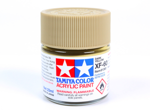 Tamiya 81360 Acryl XF-60 Dark Yellow 23ml – immagine 2