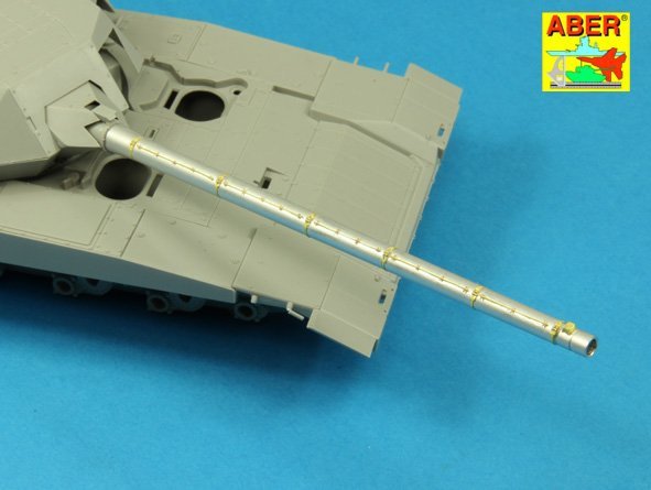 Aber 35 L-187 Armament for Russian Main Battle Tank T-14 ARMATA barrel for 125 mm 2A82-1M cannon &amp;amp; barrel for 12,7 mm Kord AA MG 1/35 – zdjęcie 13