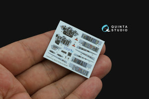Quinta Studio QD+72178 Su-27UB 3D-Printed &amp;amp; coloured Interior on decal paper (Trumpeter) (with 3D-printed resin part) 1/72 – Bild 6